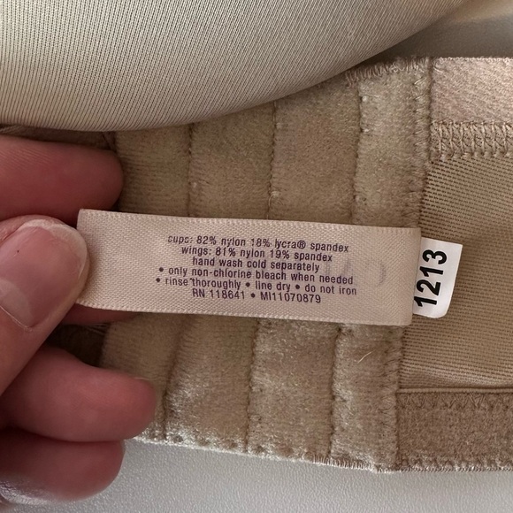 Cacique Full Coverage Underwire Bra Size 44F Nude Supportive - Picture 5 of 6